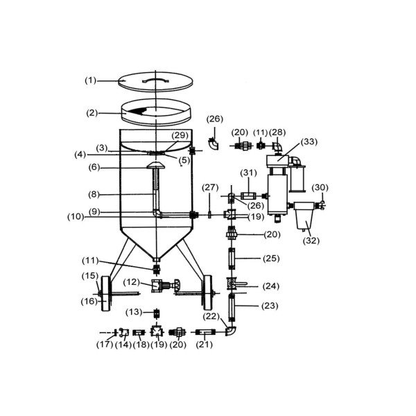 32. Piping set for RMM-50